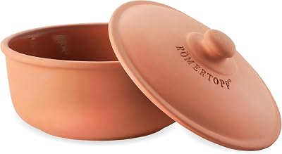 romertopf round bread baking pot 23cm glazed